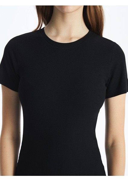 Yeni Sezon Bisiklet Yaka Kadın Bodycon Elbise modelleri