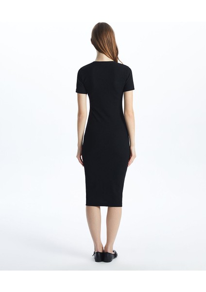 Yeni Sezon Bisiklet Yaka Kadın Bodycon Elbise fırsatları