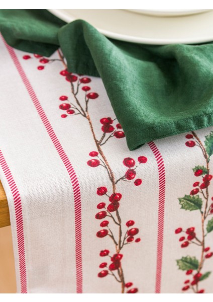 Yeni Sezon Çiçek Nakışlı Runner 45X150 cm indirimleri