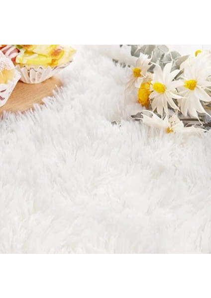 2'li Peluş Kaymaz Pamuk Tabanlı Klozet Takımı 40X60 ve 60X100