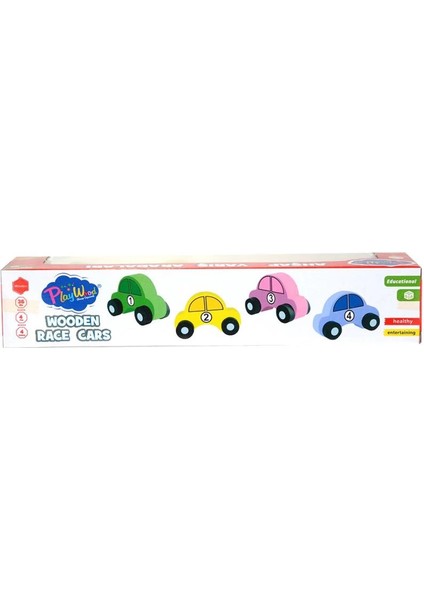 Bfs 380-ONY Onyıl, Playwood Ahşap Yarış Arabası 4'lü modelleri