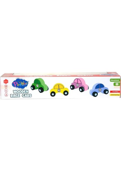 Bfs 380-ONY Onyıl, Playwood Ahşap Yarış Arabası 4'lü fırsatları