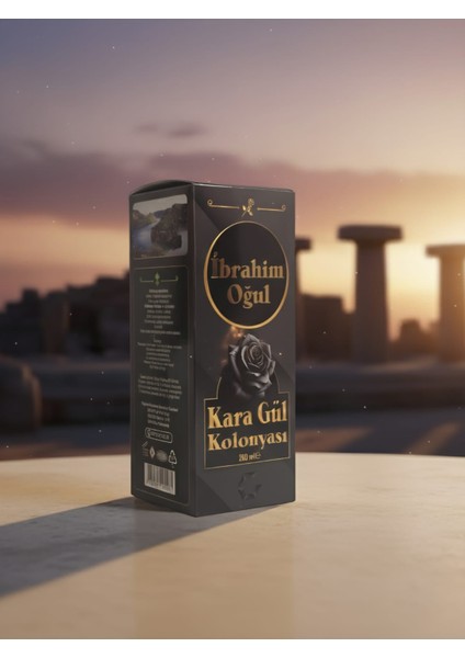 Ibrahim Oğul Ibrahim Oğul Karagül Kolonyası 200 ml Kristal Şişe 3 Adet – Doğal Gül Aroması fiyatları