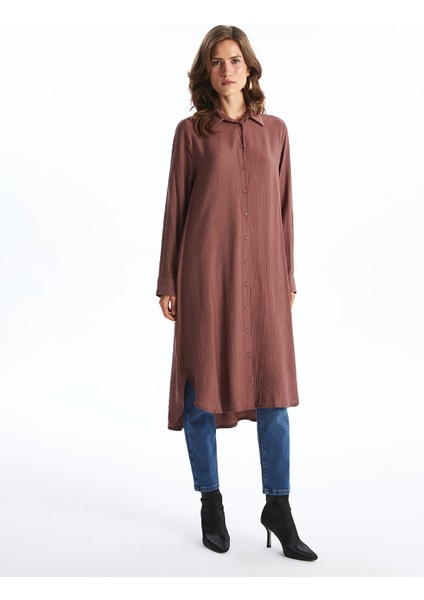 Yeni Sezon Dokulu Kadın Gömlek Tunik