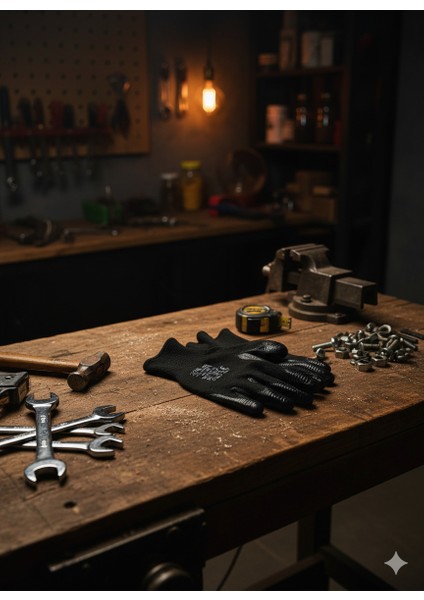 Profesyonel Iş Eldiveni (Siyah) 1-Çift modelleri