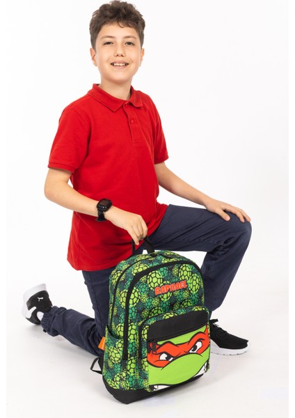 Lisanslı Ninja Kaplumbağalar Raphael Desenli Ilkokul Sırt Çantası fırsatları
