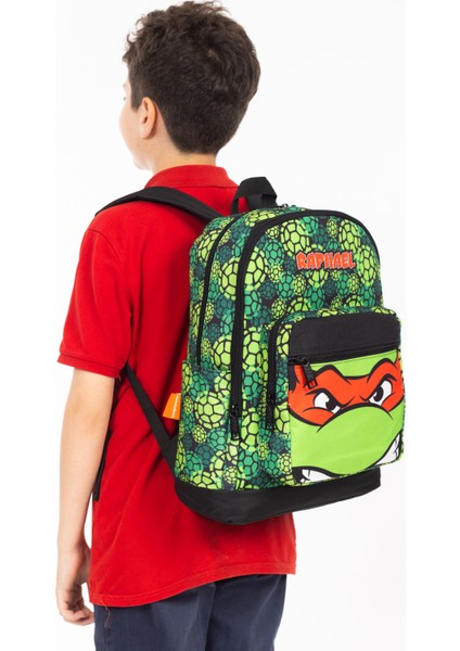 Lisanslı Ninja Kaplumbağalar Raphael Desenli Ilkokul Sırt Çantası indirimleri