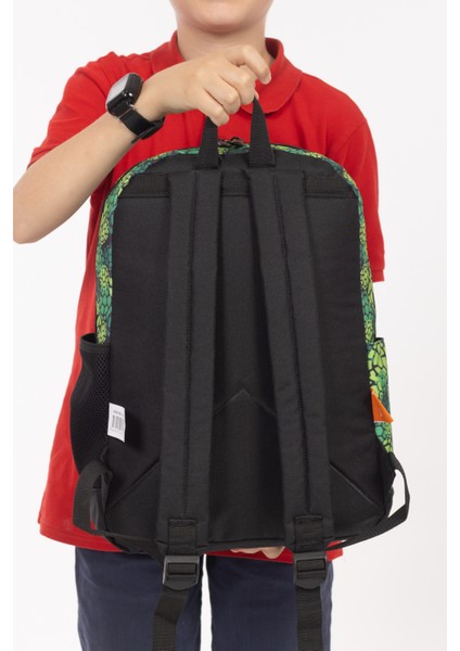 Lisanslı Ninja Kaplumbağalar Raphael Desenli Ilkokul Sırt Çantası