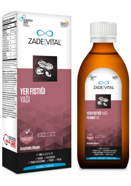 Yer Fıstığı Yağı 150 ml - Dezenfektan Hediyeli (%72 Alkol)