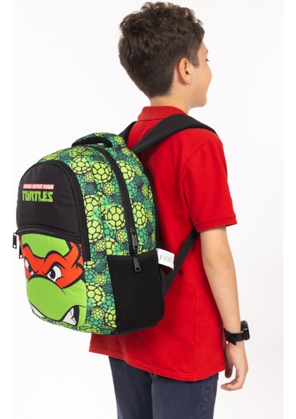 Lisanslı Ninja Kaplumbağalar Ilkokul Çantası - Erkek Çocuk Okul Çantası fırsatları