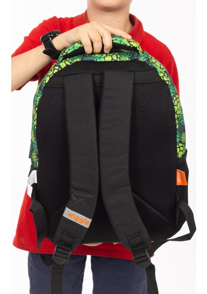 Lisanslı Ninja Kaplumbağalar Ilkokul Çantası - Erkek Çocuk Okul Çantası