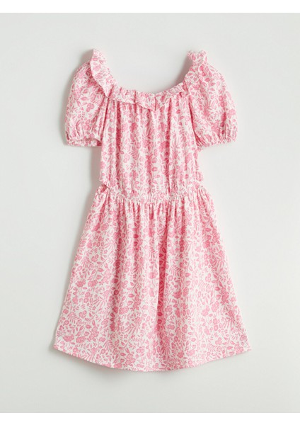 Yeni Sezon Çiçekli Kız Çocuk Elbise modelleri