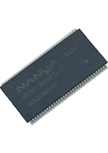 Nanya NT5DS8M16FS-5T 128MB Ddr Sdram 2.5V 66 Pin Tsop 8m x 16 Clock 200MHZ Cmos modelleri