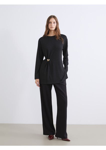 Yeni Sezon Bisiklet Yaka Büzgülü Kadın Tunik fiyatları