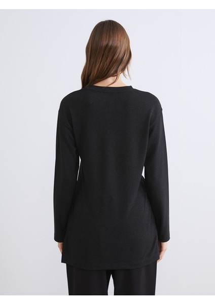 Yeni Sezon Bisiklet Yaka Büzgülü Kadın Tunik indirimleri