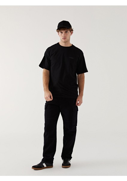 Yeni Sezon Rahat Kalıp Gabardin Erkek Kargo Pantolon fiyatları