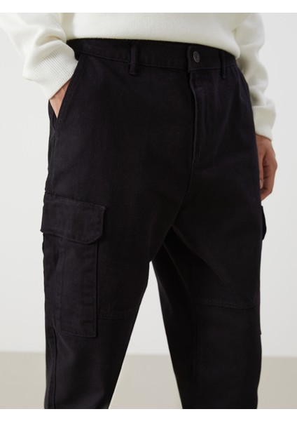 Yeni Sezon Rahat Kalıp Gabardin Erkek Kargo Pantolon indirimleri