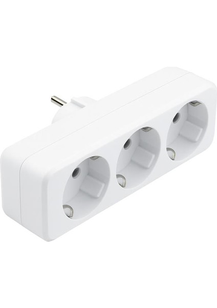 De-Pa DPA-10011 Üçlü Golyat Düz Fiş Priz 250V 16A 3500W