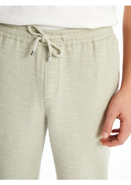 Yeni Sezon Standart Kalıp Dokulu Erkek Pantolon modelleri