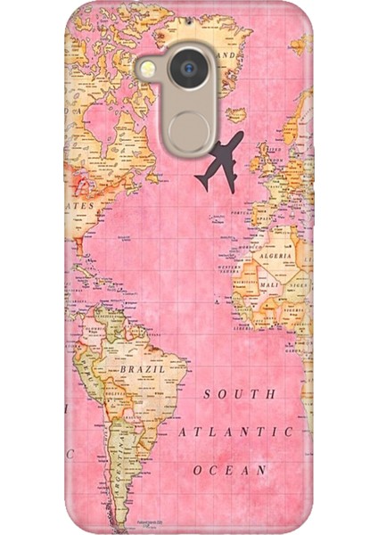 General Mobile Gm 8 Uyumlu Kılıf Desenli Silikon Renkli Tpu Uv Map