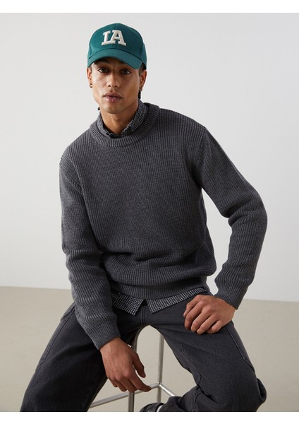 Yeni Sezon Bisiklet Yaka Erkek Triko Kazak