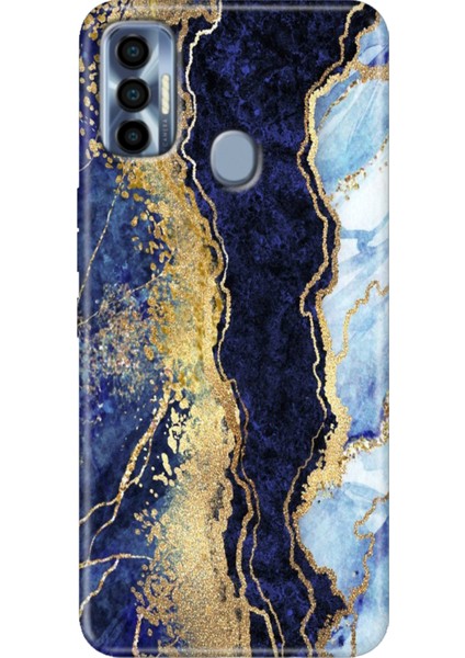 Tecno Spark 7 Pro Kılıf Renkli Silikon Hillmermer