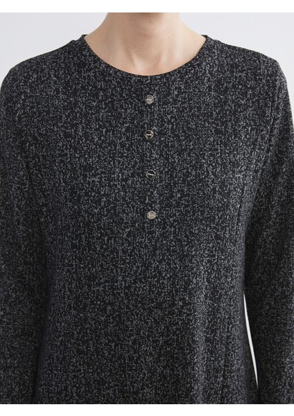 Yeni Sezon Bisiklet Yaka Desenli A Kesim Elbise modelleri