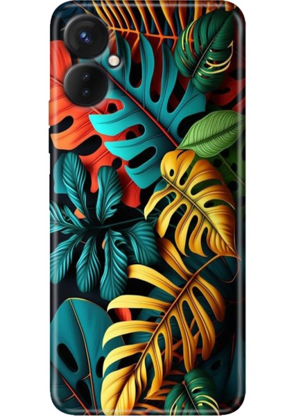 Tecno Camon 19 Neo Kılıf (CH6I) Uyumlu Desenli Silikon Renkli Orman