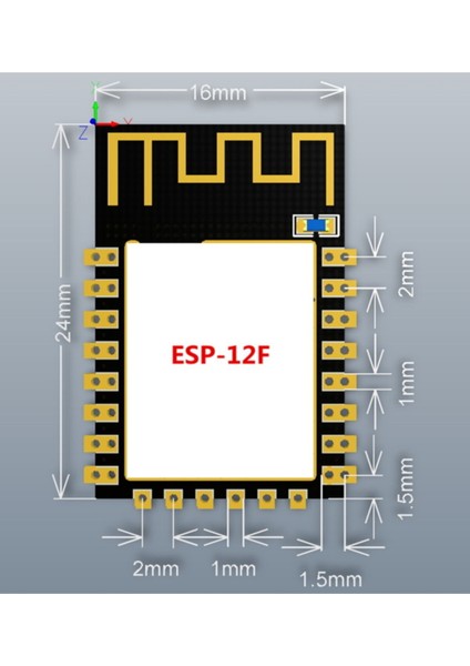 ESP-12F ESP8266 Wıfı Modül Wifi Kablosuz Internet Iot Modülü