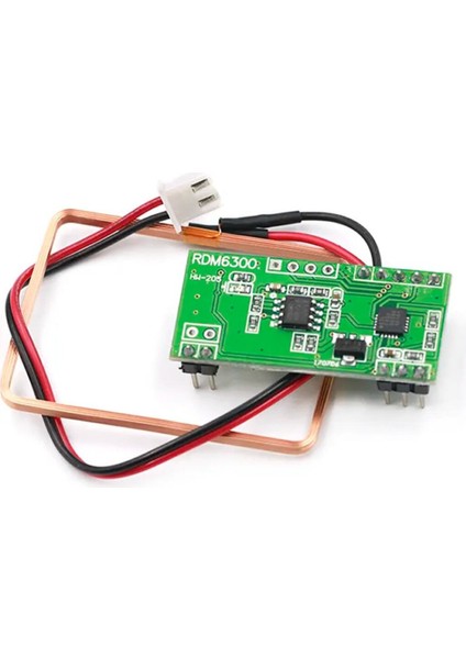 RDM6300 125 Khz Rfıd Kart Okuyucu Kablosuz Manyetik Kart Okuyucu EM4100 Göstergeç Kimlik Stok