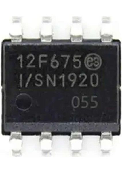 PIC12F675-I/SN So8 8 Bit 20MHZ Mcu Entegre Ic 12F675 Smd Soıc-8