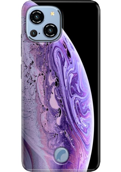 Reeder S23 Pro Max Kılıf Desenli Kapak Baskı Uv World