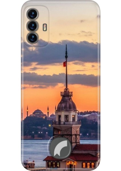 Reeder S19 Max Pro S Kılıf Desenli Tpu Lüks Baskılı Silikon Kapak Kız Kulesi