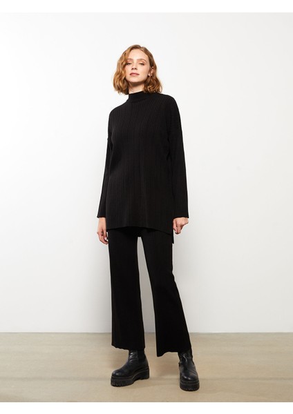 Yeni Sezon Dik Yaka Kadın Triko Tunik modelleri