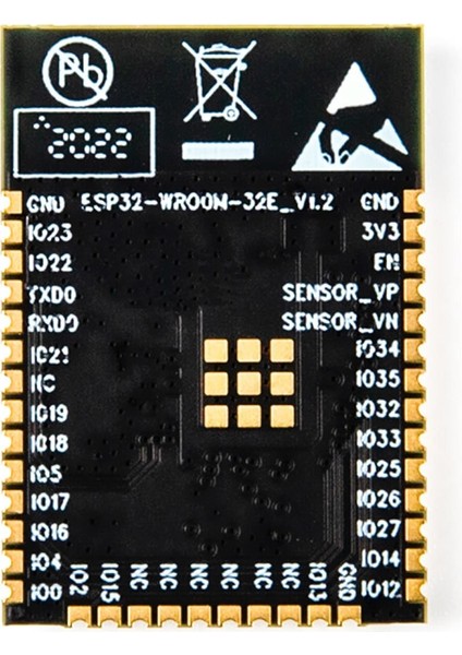ESP32-WROOM-32E Wifi ve Bluetooth Modül Pcb Anten 4mb Flash 32BIT modelleri