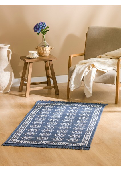 Yeni Sezon Göz Baskılı Çift Taraflı Kilim 80X140 cm