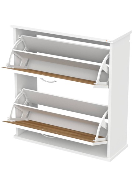 Umay Asma (72 Cm) Ayakkabılık 2 Düşer Kapaklı 4 Raflı (5 Farklı Renk Seçeneği) indirimleri