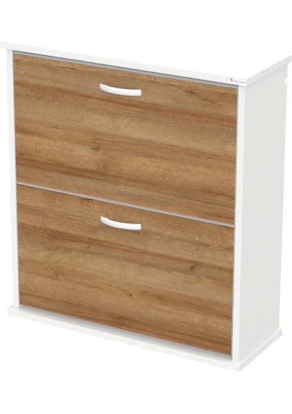 Umay Asma (72 Cm) Ayakkabılık 2 Düşer Kapaklı 4 Raflı (5 Farklı Renk Seçeneği)