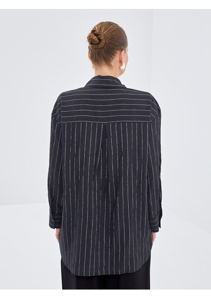 Yeni Sezon Çizgili Oversize Kadın Gömlek Tunik fırsatları