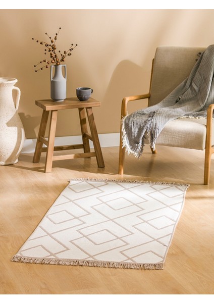 Yeni Sezon Desenli Çift Taraflı Püsküllü Kilim 80X150 cm fiyatları