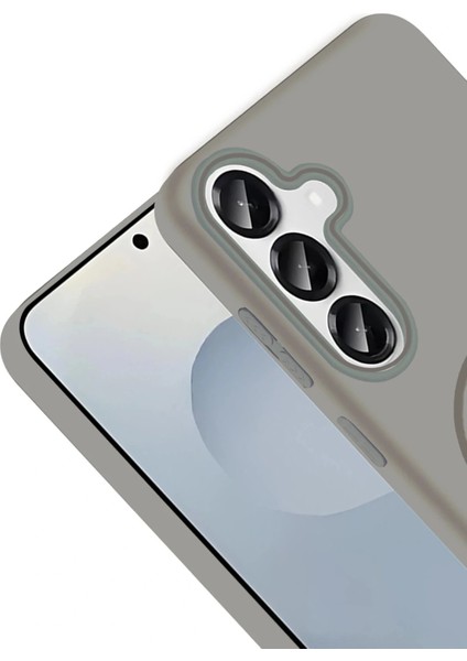 Samsung Galaxy S23 Fe Broş Magsafe Kapak - Titan Gri fiyatları