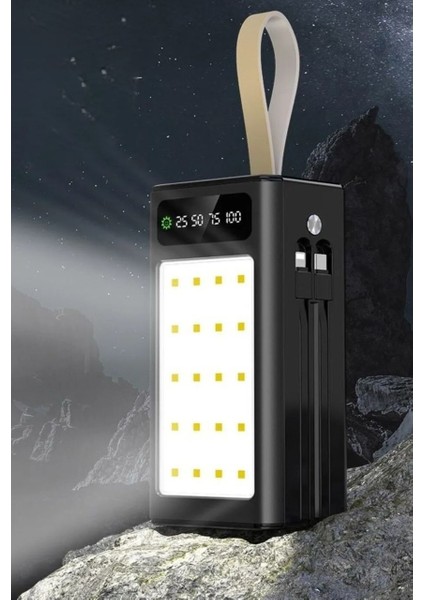 Pw-85 30000 Mah LCD Gösterge 4xusb Dahili Lightning Type-C, Mikro Powerbank fırsatları