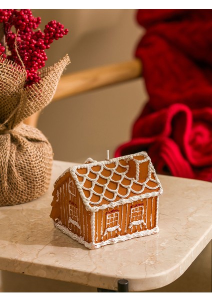 Yeni Sezon Yılbaşı Temalı Dekoratif Mum 8 cm modelleri