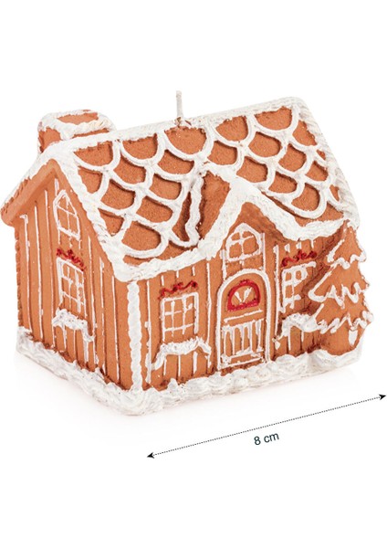 Yeni Sezon Yılbaşı Temalı Dekoratif Mum 8 cm fırsatları