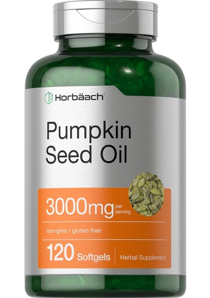 Horbäach Pumpkin Seed Oil 3000MG 120 Softgel