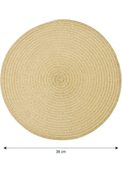 Yeni Sezon Düz Yuvarlak Amerikan Servis 38X38 cm fırsatları