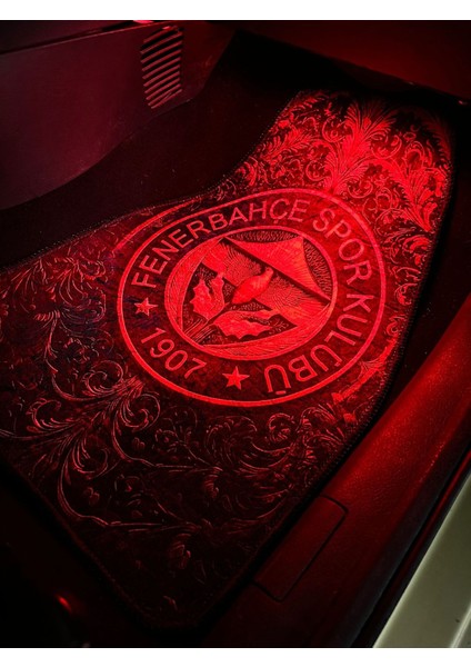 Lacivert-Sarı Temalı, Sanatsal Baskılı Fenerbahçe Oto Dekor Paspas indirimleri