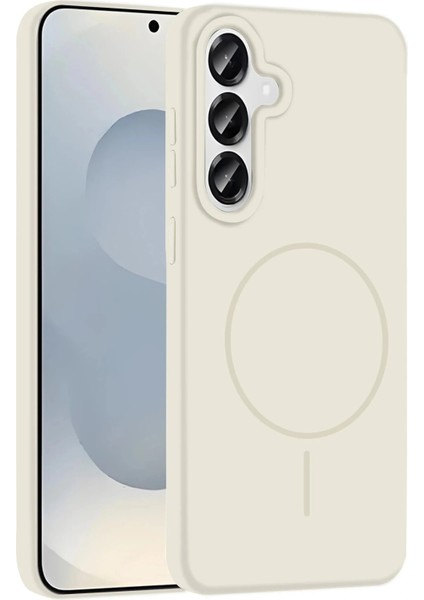 Samsung Galaxy S23 Fe Kılıf Jully Magsafe Kapak - Pudra