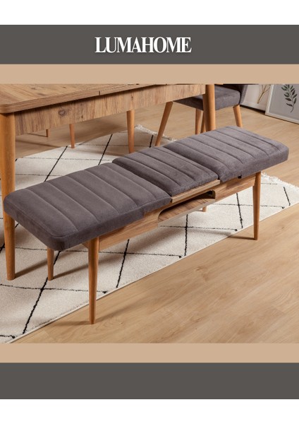 Gordes Atlantik-Gri Extra Yemek Masası Takımı