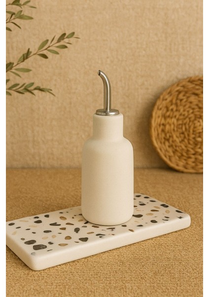 Terrazzo Desenli Dekoratif Beton Stand – Uzun Form fiyatları